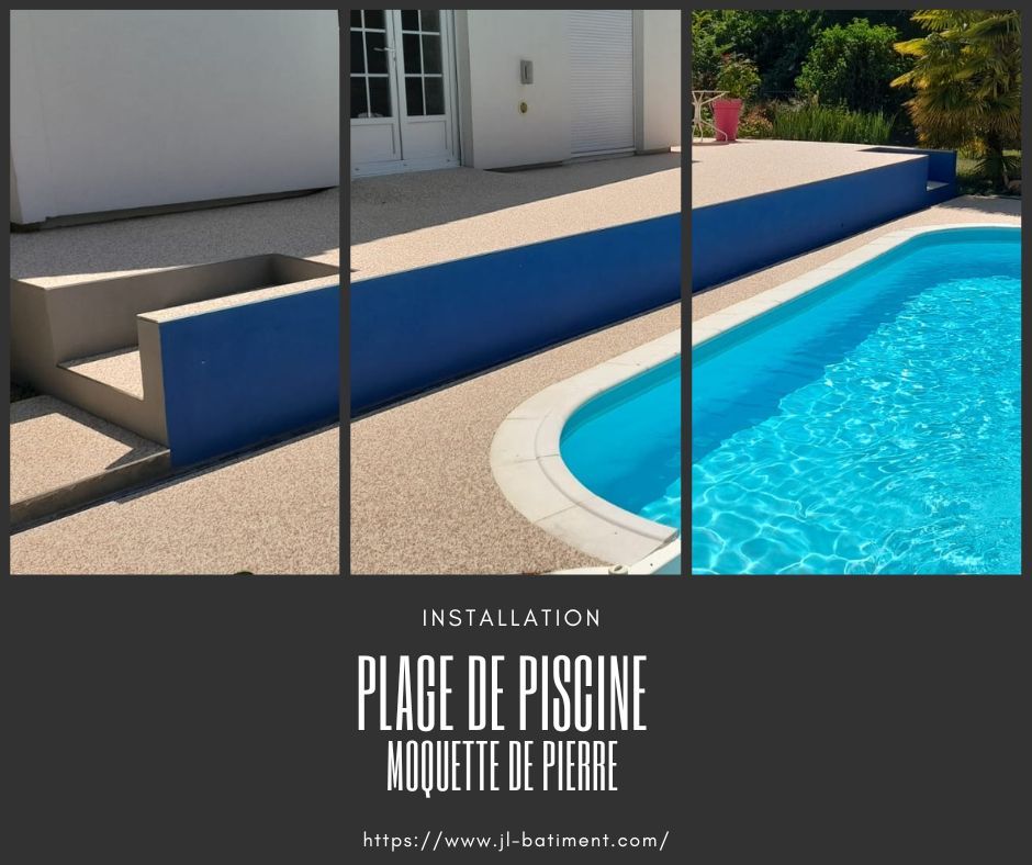 Installation Plage de piscine