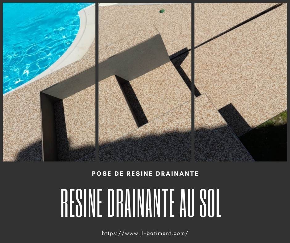 Plage de piscine en resine drainante77