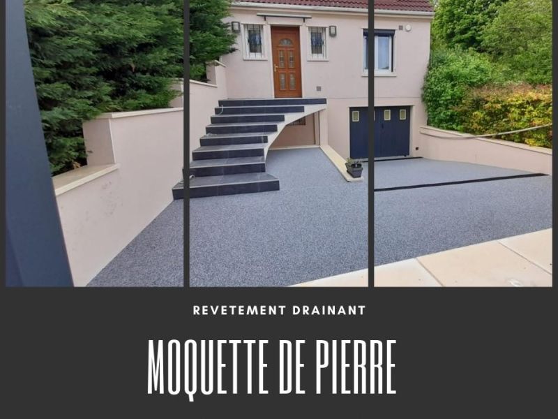 revêtement drainant carrossable pour rampe